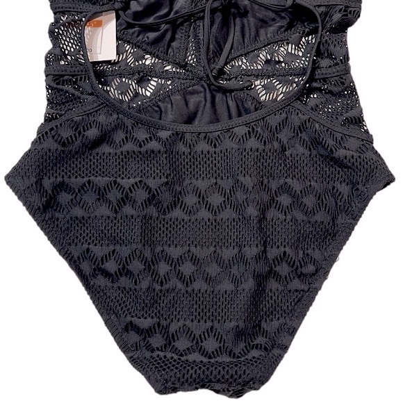 Becca High Neck Crochet One Piece - Picture 12 of 14